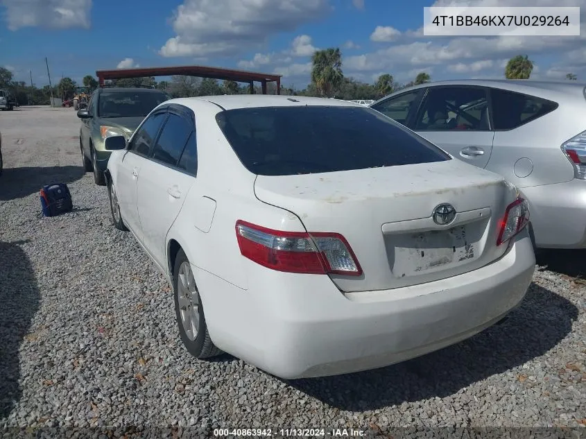 2007 Toyota Camry Hybrid VIN: 4T1BB46KX7U029264 Lot: 40863942