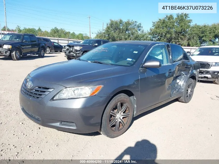 2007 Toyota Camry Le VIN: 4T1BE46K37U073226 Lot: 40864250