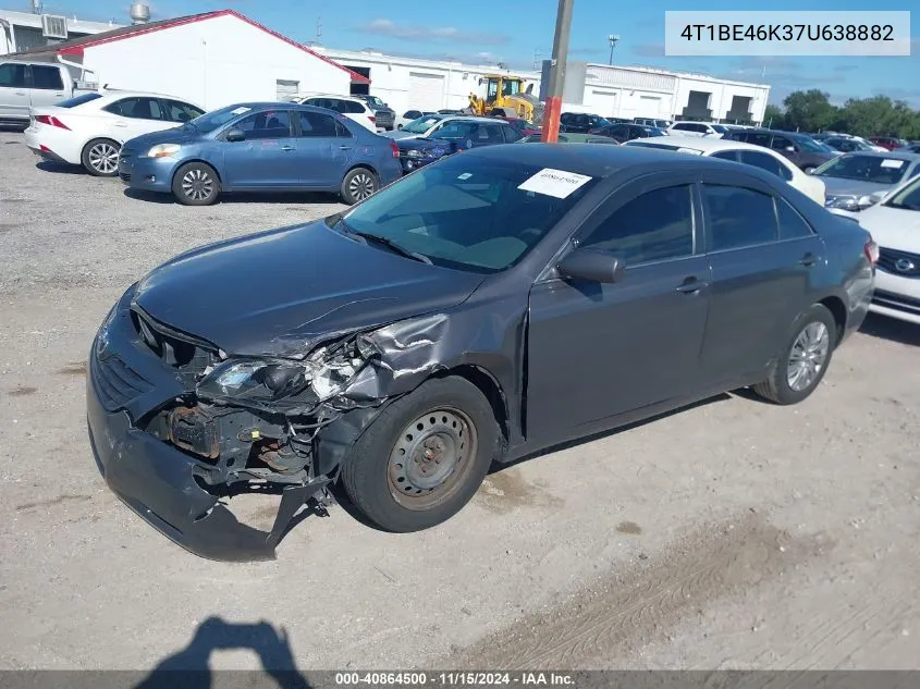 2007 Toyota Camry Le VIN: 4T1BE46K37U638882 Lot: 40864500