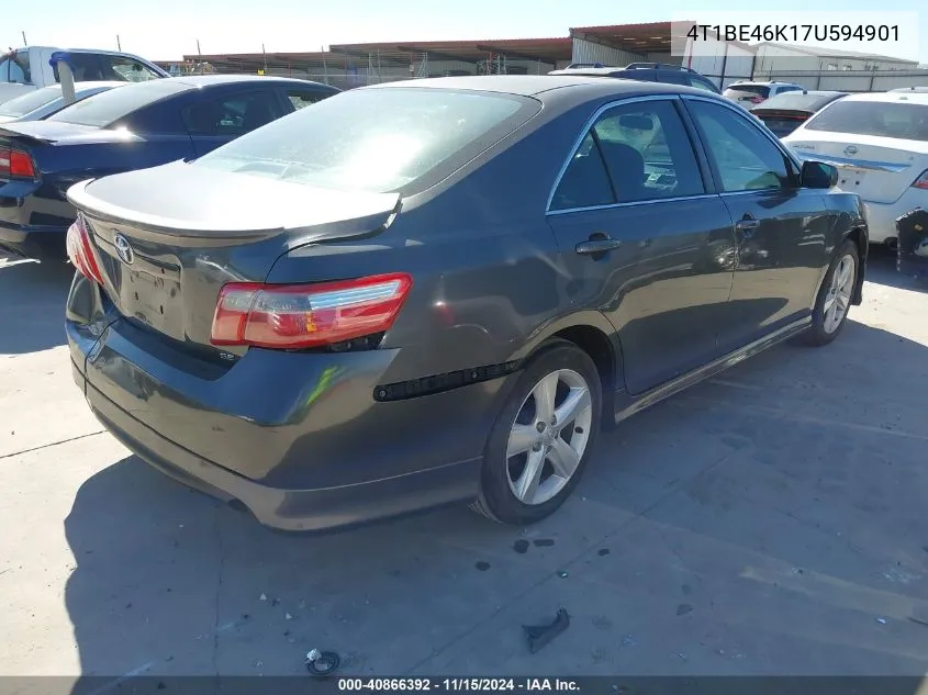 2007 Toyota Camry Se VIN: 4T1BE46K17U594901 Lot: 40866392