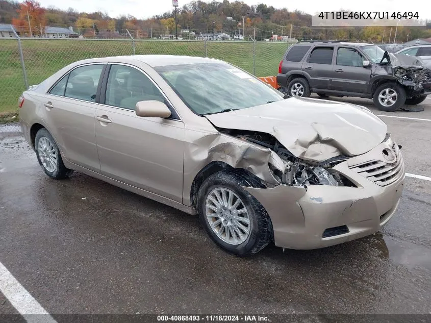 2007 Toyota Camry Le VIN: 4T1BE46KX7U146494 Lot: 40868493