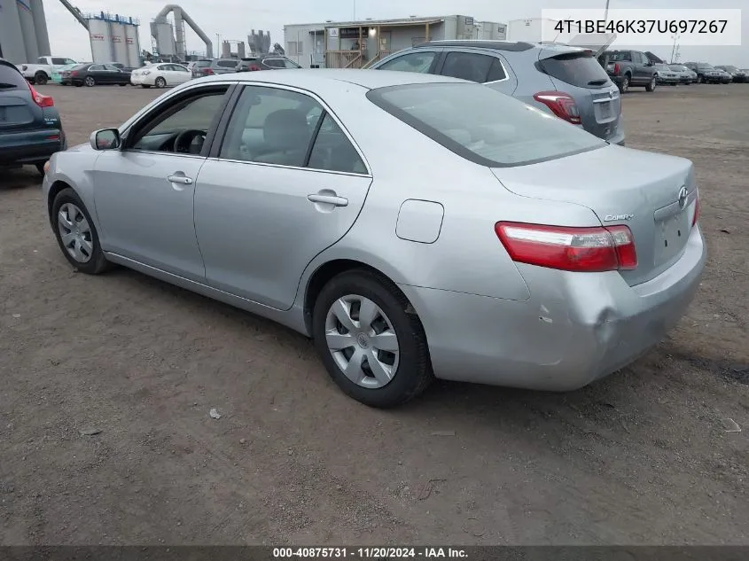 2007 Toyota Camry Le VIN: 4T1BE46K37U697267 Lot: 40875731