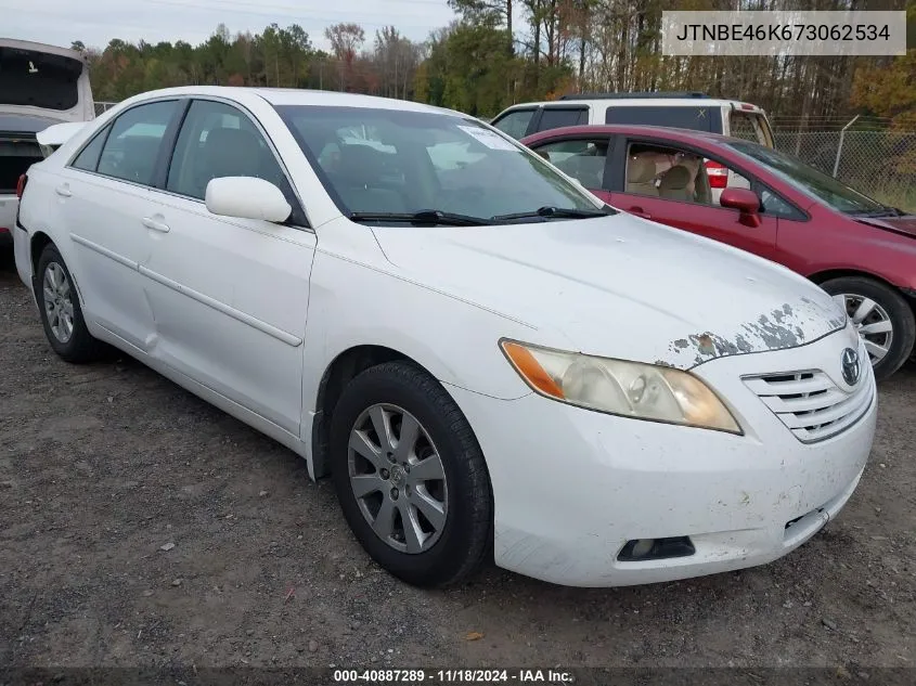 2007 Toyota Camry Xle VIN: JTNBE46K673062534 Lot: 40887289