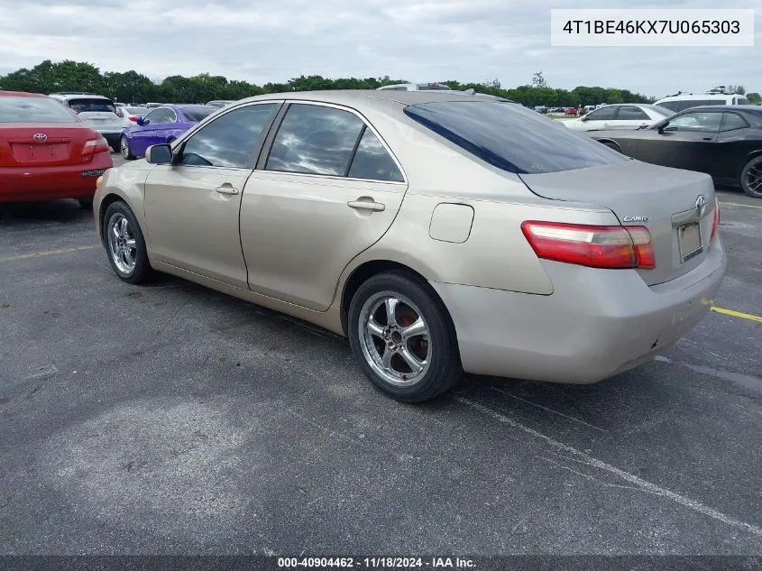 2007 Toyota Camry Le VIN: 4T1BE46KX7U065303 Lot: 40904462