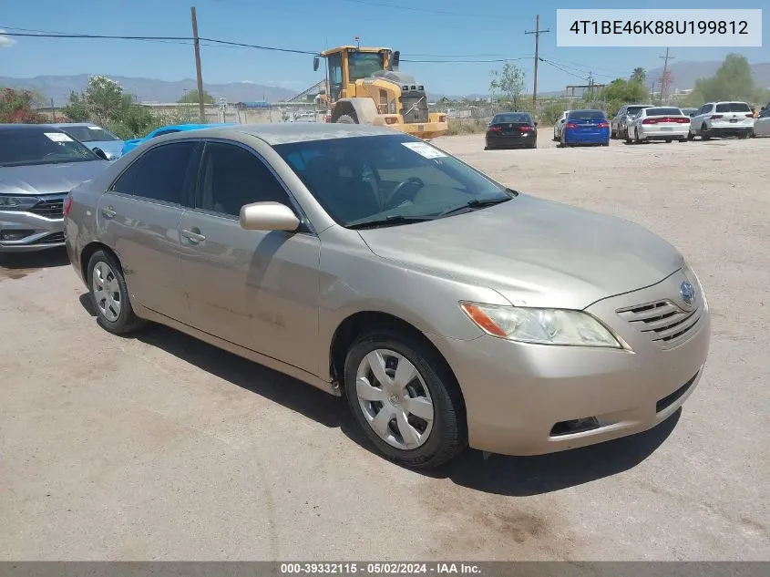 2008 Toyota Camry Le VIN: 4T1BE46K88U199812 Lot: 39332115