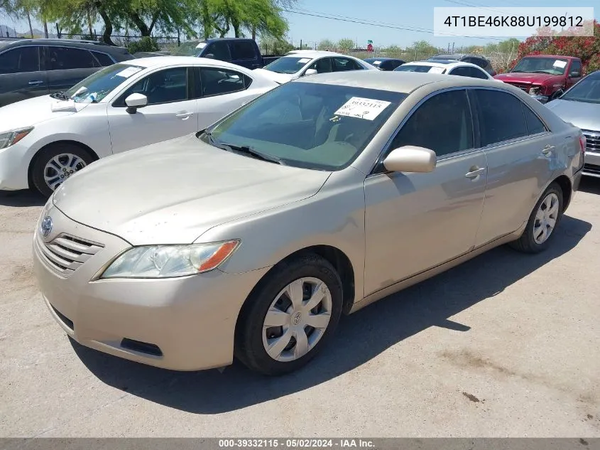 4T1BE46K88U199812 2008 Toyota Camry Le