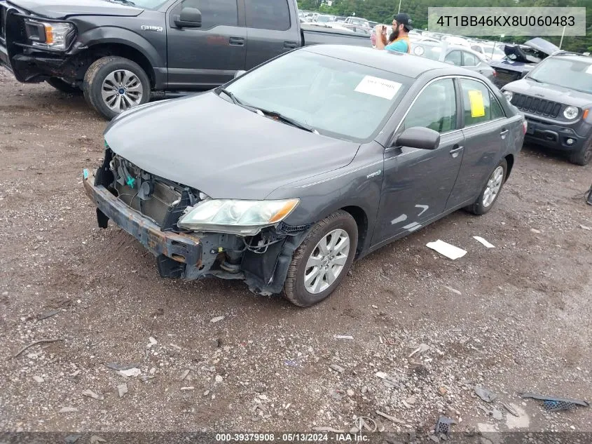 4T1BB46KX8U060483 2008 Toyota Camry Hybrid