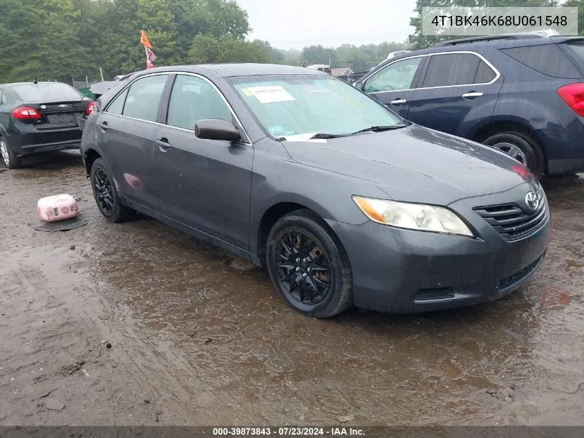 2008 Toyota Camry Le V6 VIN: 4T1BK46K68U061548 Lot: 39873843