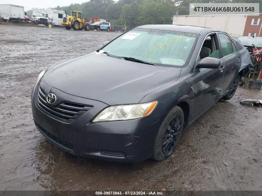 4T1BK46K68U061548 2008 Toyota Camry Le V6