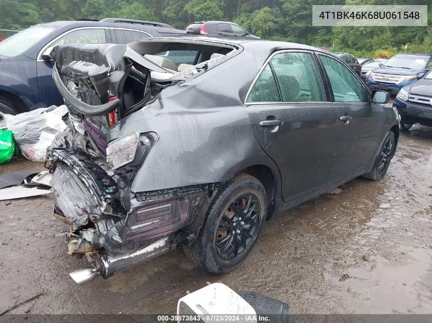 4T1BK46K68U061548 2008 Toyota Camry Le V6