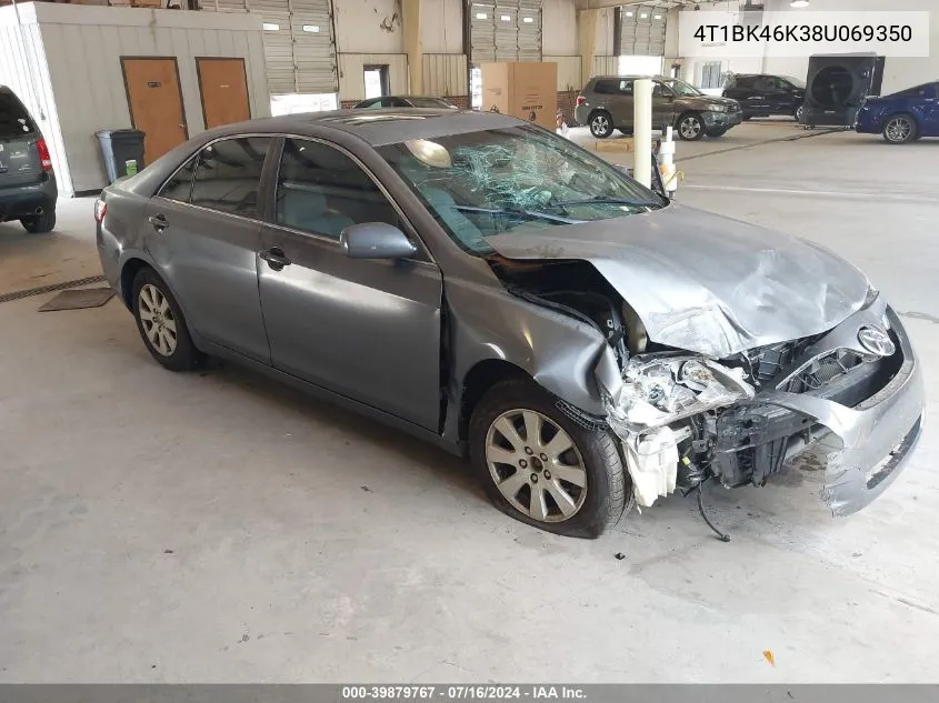 4T1BK46K38U069350 2008 Toyota Camry Xle V6