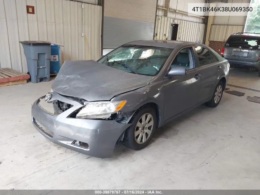 4T1BK46K38U069350 2008 Toyota Camry Xle V6