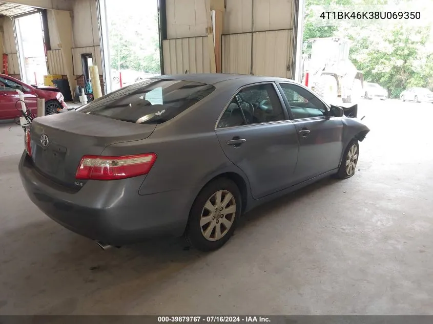 4T1BK46K38U069350 2008 Toyota Camry Xle V6