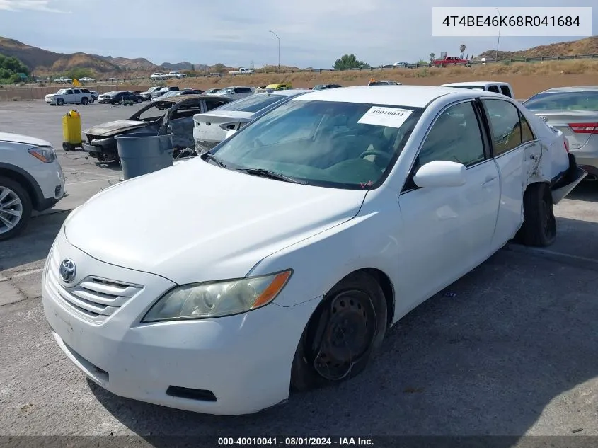 2008 Toyota Camry Le VIN: 4T4BE46K68R041684 Lot: 40010041