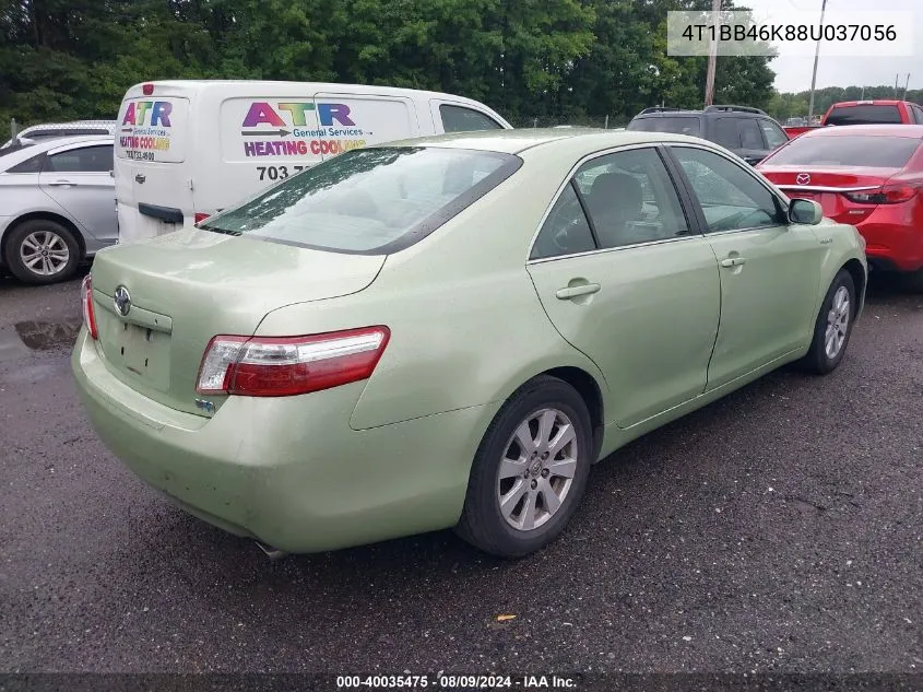 4T1BB46K88U037056 2008 Toyota Camry Hybrid