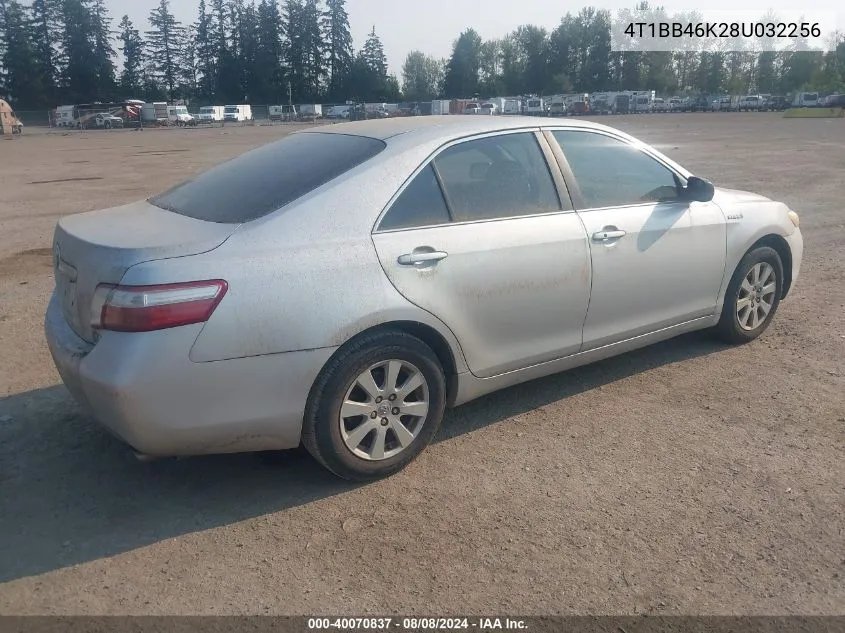 4T1BB46K28U032256 2008 Toyota Camry Hybrid