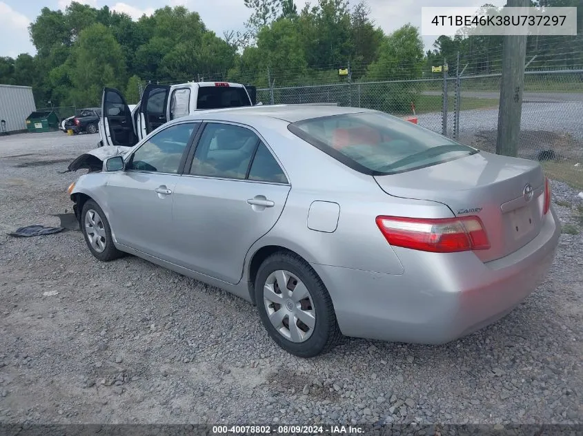 4T1BE46K38U737297 2008 Toyota Camry