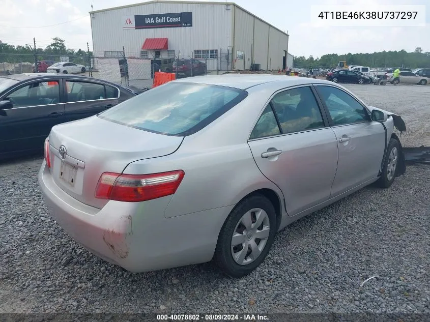 4T1BE46K38U737297 2008 Toyota Camry