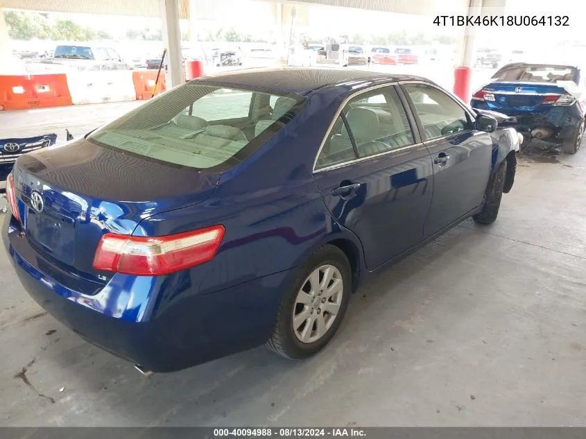 4T1BK46K18U064132 2008 Toyota Camry Le/Xle/Se