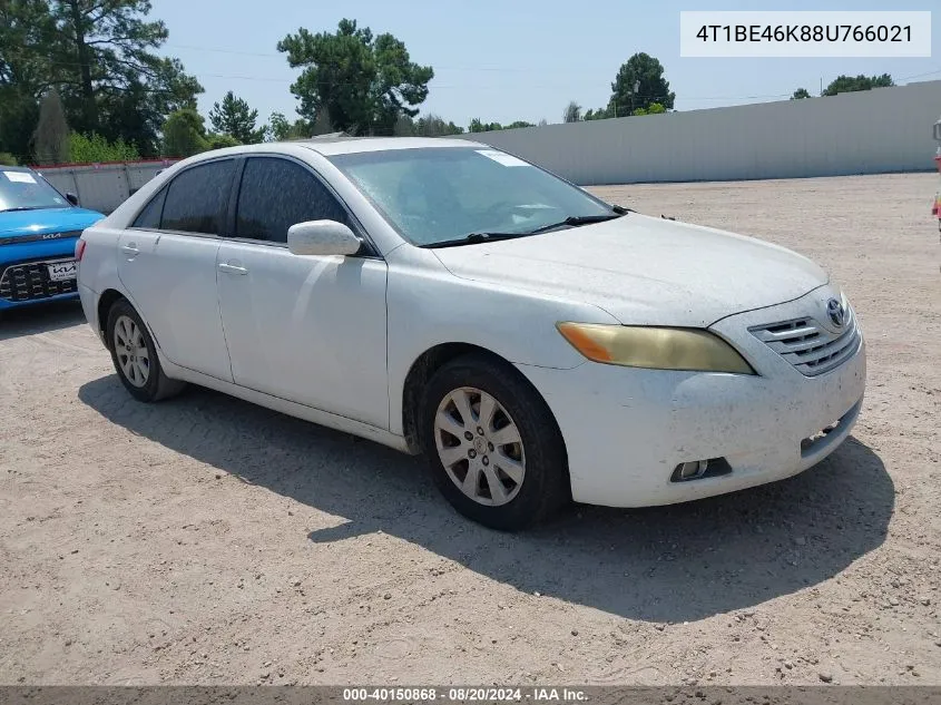 2008 Toyota Camry Xle VIN: 4T1BE46K88U766021 Lot: 40150868