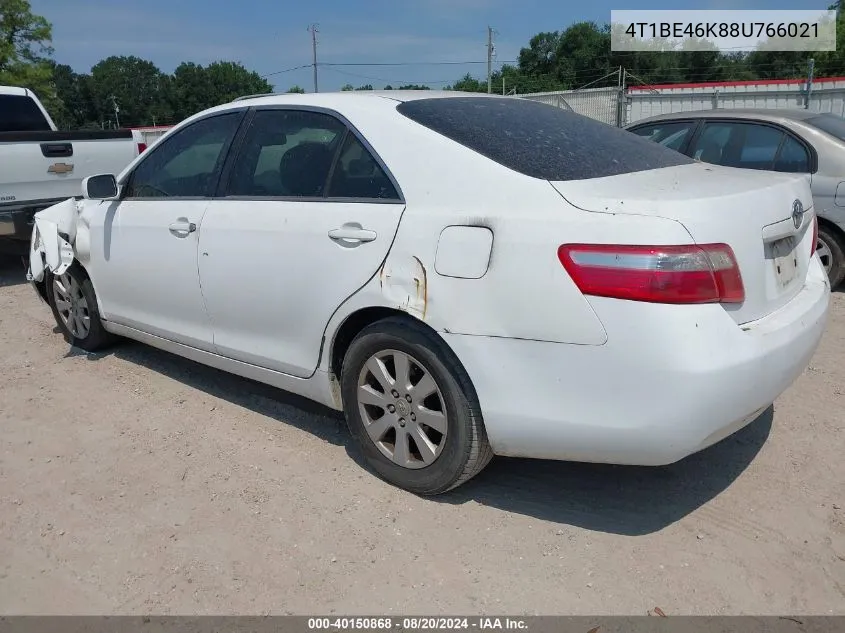 4T1BE46K88U766021 2008 Toyota Camry Xle