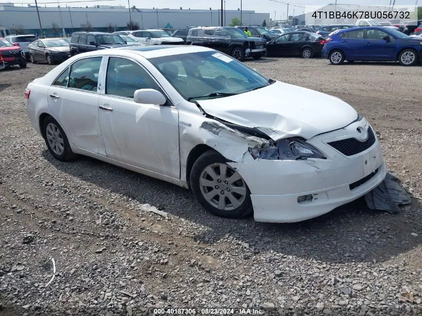 2008 Toyota Camry Hybrid VIN: 4T1BB46K78U056732 Lot: 40187306