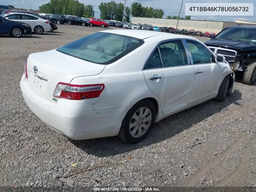 4T1BB46K78U056732 2008 Toyota Camry Hybrid