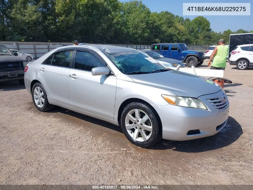 2008 Toyota Camry VIN: 4T1BE46K68U229275 Lot: 40193917