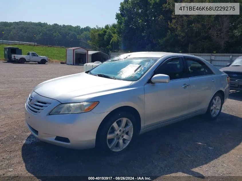 2008 Toyota Camry VIN: 4T1BE46K68U229275 Lot: 40193917