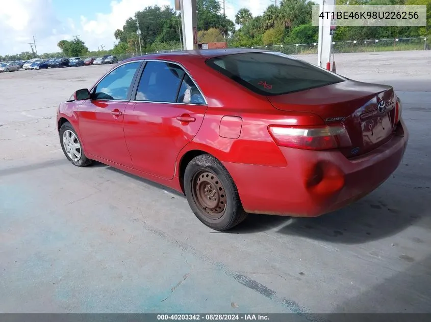 4T1BE46K98U226256 2008 Toyota Camry Le