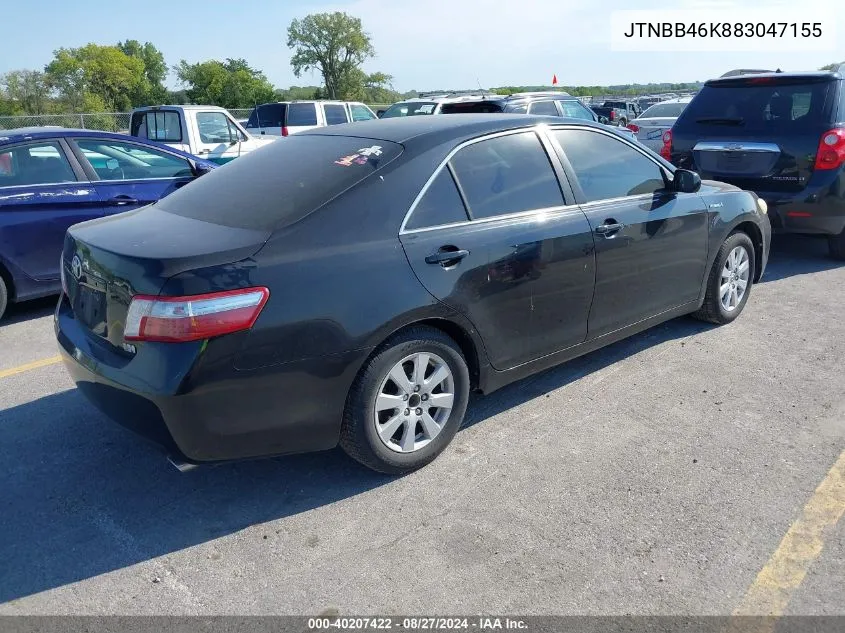 JTNBB46K883047155 2008 Toyota Camry Hybrid