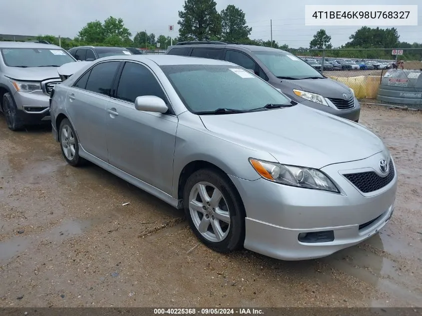 4T1BE46K98U768327 2008 Toyota Camry Se