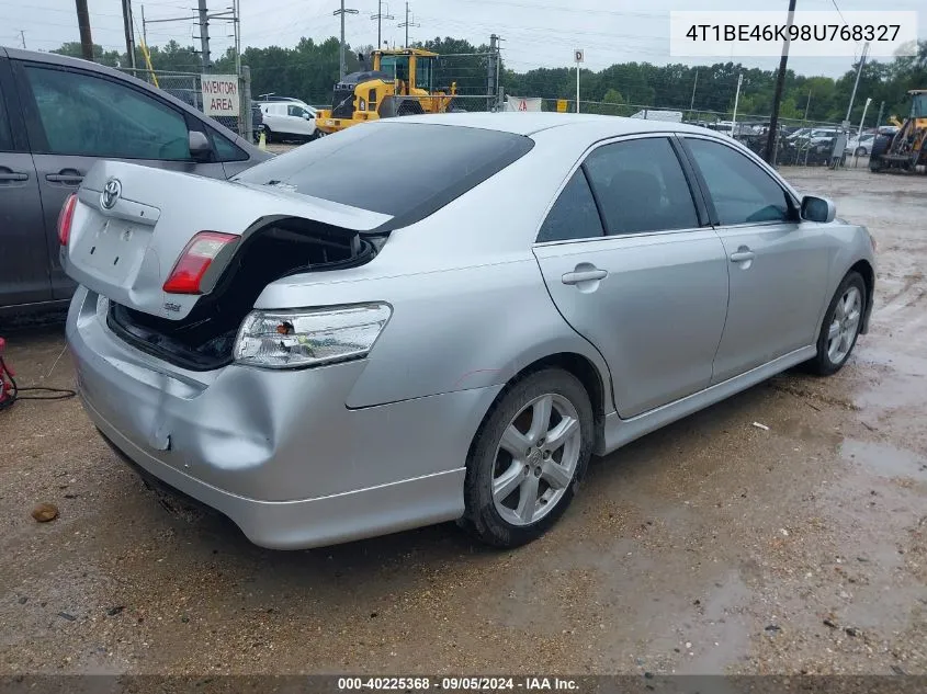 4T1BE46K98U768327 2008 Toyota Camry Se