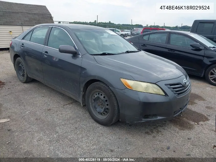 2008 Toyota Camry Le VIN: 4T4BE46K18R029524 Lot: 40226119