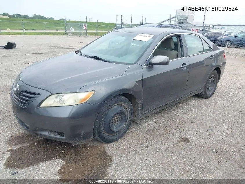 4T4BE46K18R029524 2008 Toyota Camry Le