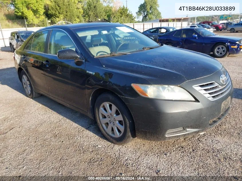 4T1BB46K28U033889 2008 Toyota Camry Hybrid