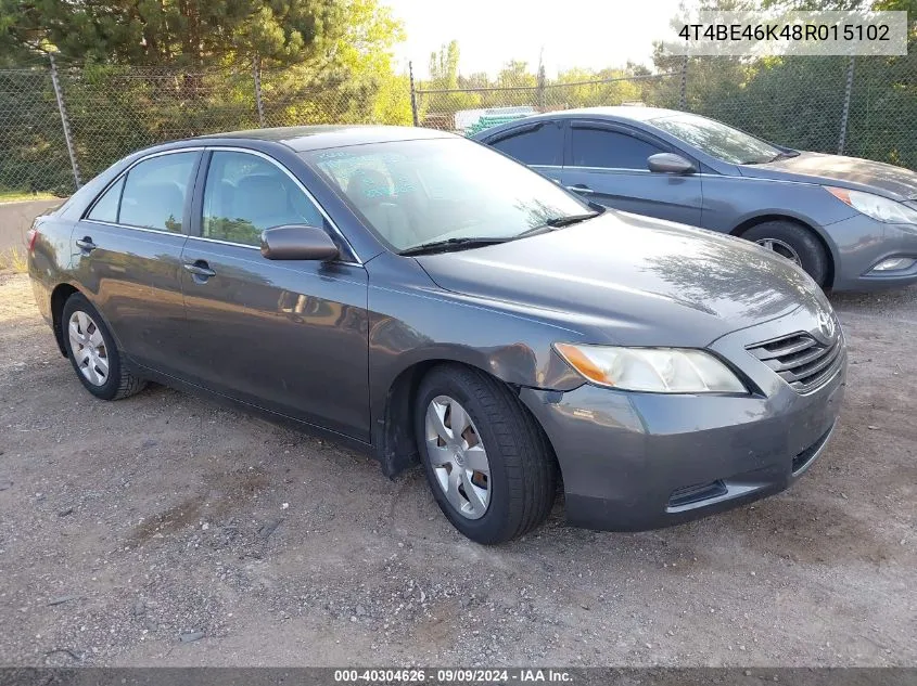 4T4BE46K48R015102 2008 Toyota Camry Le