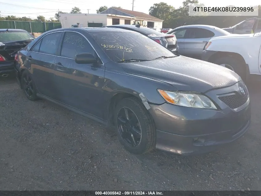 4T1BE46K08U239896 2008 Toyota Camry Se