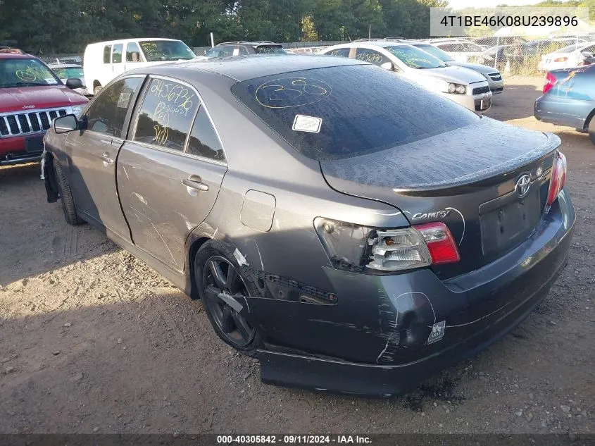 2008 Toyota Camry Se VIN: 4T1BE46K08U239896 Lot: 40305842