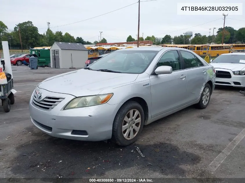 4T1BB46K28U032905 2008 Toyota Camry Hybrid