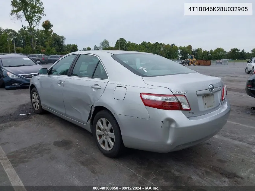 4T1BB46K28U032905 2008 Toyota Camry Hybrid