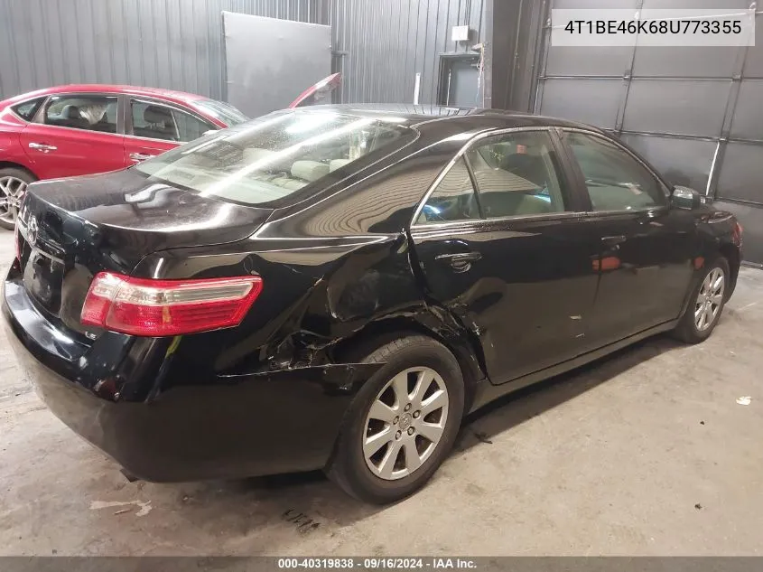 4T1BE46K68U773355 2008 Toyota Camry Le