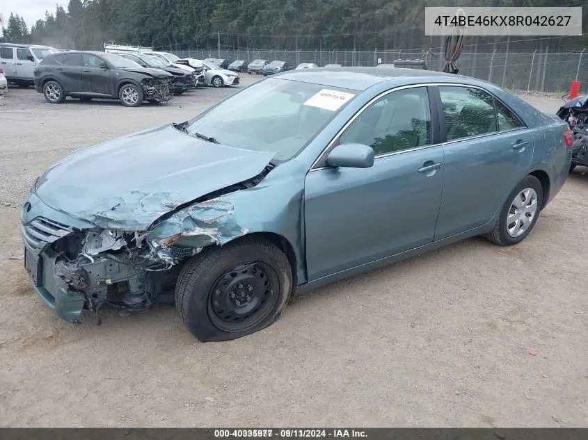 4T4BE46KX8R042627 2008 Toyota Camry Le