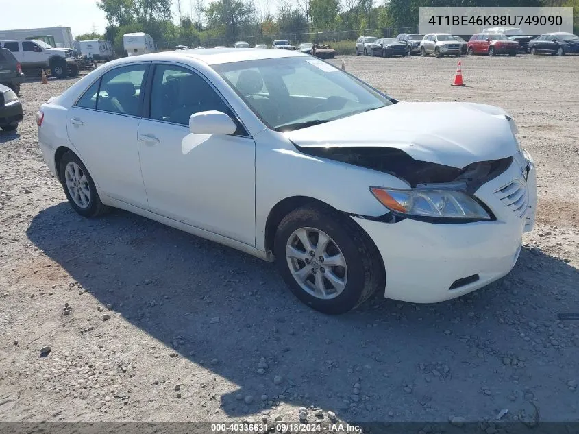 2008 Toyota Camry Le VIN: 4T1BE46K88U749090 Lot: 40336631