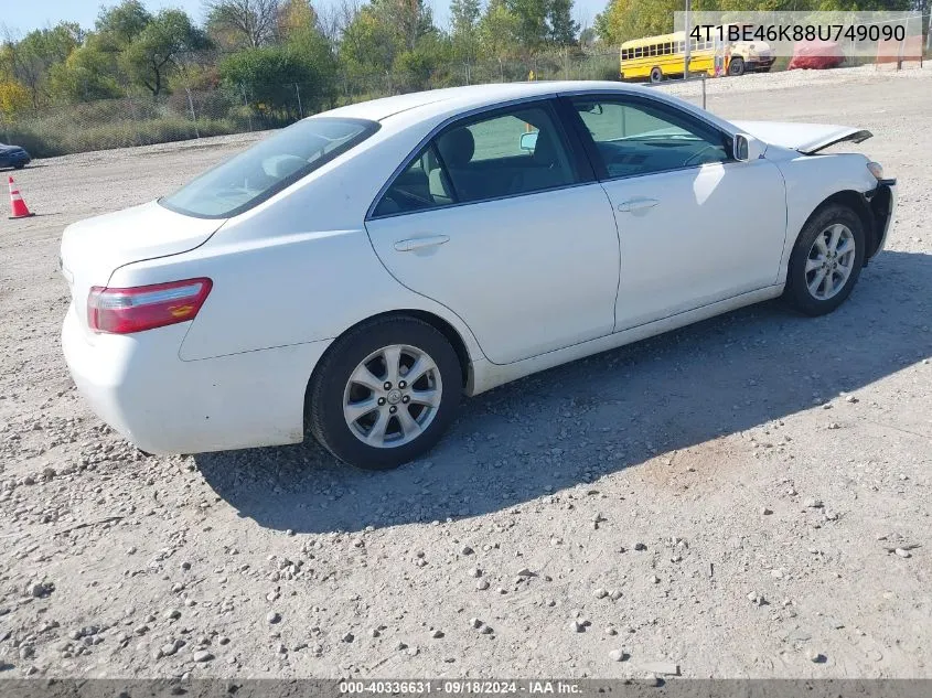 4T1BE46K88U749090 2008 Toyota Camry Le