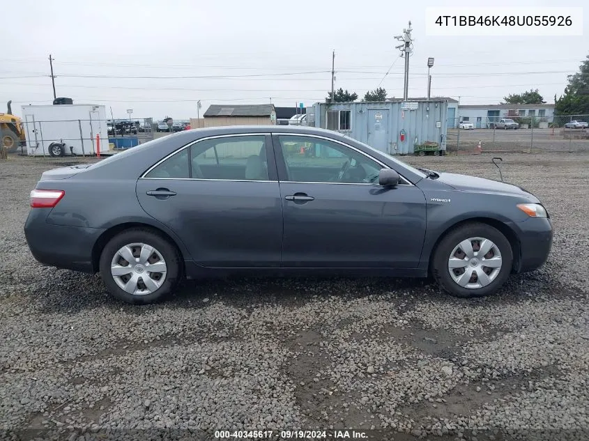 4T1BB46K48U055926 2008 Toyota Camry Hybrid