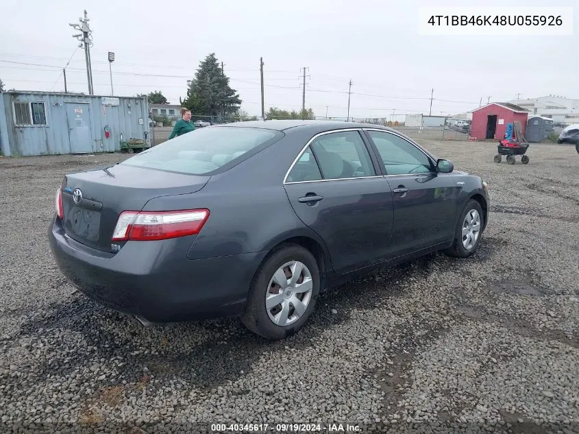 4T1BB46K48U055926 2008 Toyota Camry Hybrid