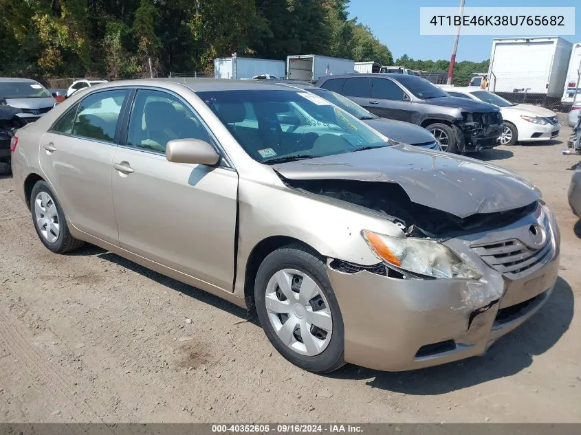 4T1BE46K38U765682 2008 Toyota Camry Le