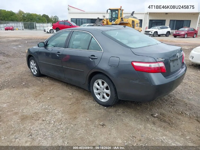 4T1BE46K08U245875 2008 Toyota Camry Le