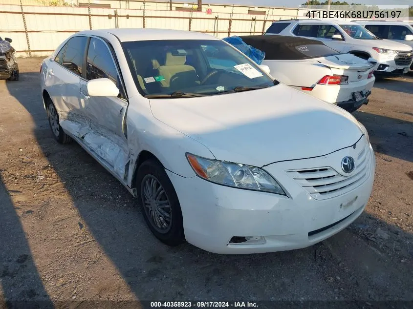 4T1BE46K68U756197 2008 Toyota Camry Le